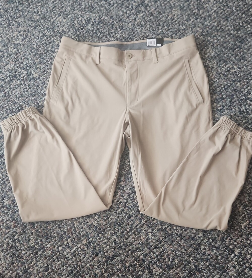 Men's Stretch Jogger Pants in Khaki